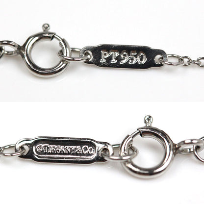 TIFFANY&Co. ティファニー Pt950プラチナ ソリティア ネックレス ダイヤモンド0.25ct 2.4g 40.5cm レディース【中古】【美品】