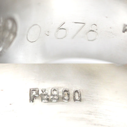 Pt900プラチナ リング・指輪 ダイヤモンド0.678ct 16.5号 30.2g メンズ【中古】【美品】