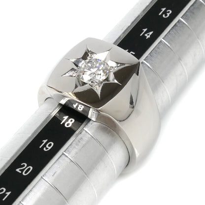 Pt900プラチナ リング・指輪 ダイヤモンド0.678ct 16.5号 30.2g メンズ【中古】【美品】
