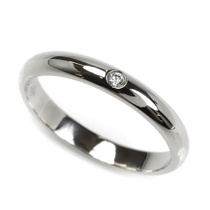 CARTIER カルティエ Pt950プラチナ 1895 ウェディング 1Pダイヤ リング・指輪 B4057748 ダイヤモンド 8号 48 2.8g レディース【中古】【美品】
