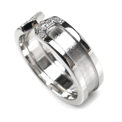 CARTIER カルティエ K18WG ホワイトゴールド C2 ダイヤ リング・指輪 ダイヤモンド 13号 53 7.6g レディース【中古】【美品】