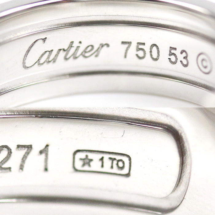 CARTIER カルティエ K18WG ホワイトゴールド C2 ダイヤ リング・指輪 ダイヤモンド 13号 53 7.6g レディース【中古】【美品】