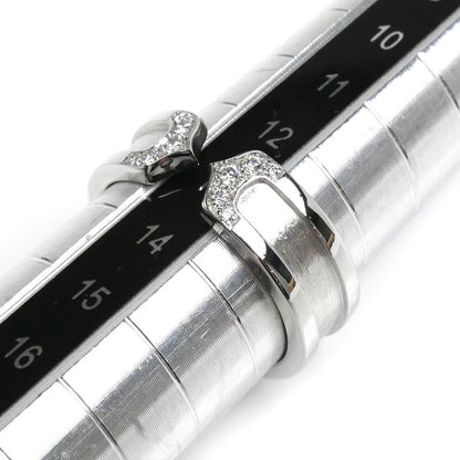 CARTIER カルティエ K18WG ホワイトゴールド C2 ダイヤ リング・指輪 ダイヤモンド 13号 53 7.6g レディース【中古】【美品】