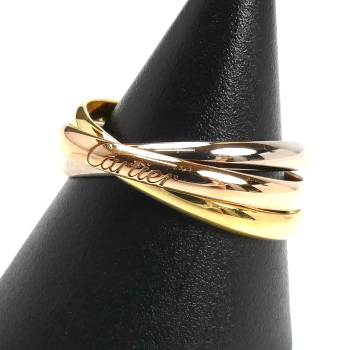 CARTIER カルティエ K18YG/PG/WG トリニティSM リング・指輪 B4235163 23号 63 7.4g ユニセックス【中古】【美品】
