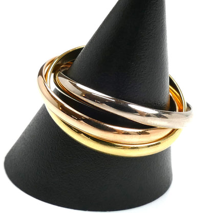 CARTIER カルティエ K18YG/PG/WG トリニティSM リング・指輪 B4235163 23号 63 7.4g ユニセックス【中古】【美品】