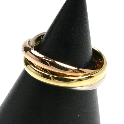 CARTIER カルティエ K18YG/PG/WG トリニティSM リング・指輪 B4235144 4号 5.1g レディース【中古】【美品】