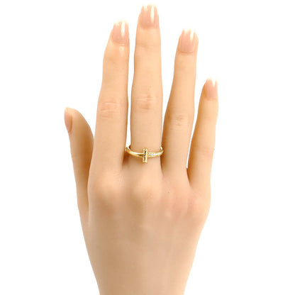 TIFFANY&Co. ティファニー K18YG イエローゴールド Tワン ナロー ダイヤ リング・指輪 67795148 ダイヤモンド 13号 4.2g レディース【中古】【美品】