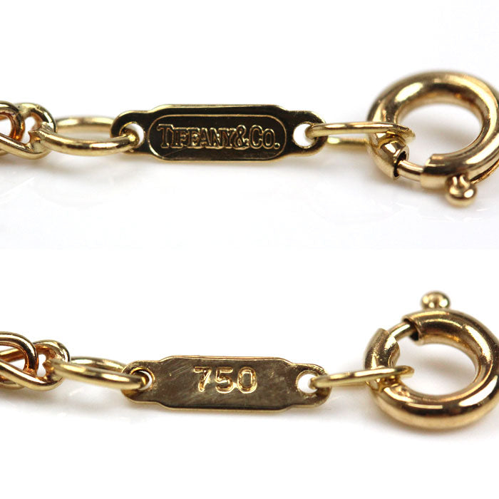 TIFFANY&Co. ティファニー K18YG イエローゴールド チェーン ネックレス 12.5g 46cm レディース【中古】