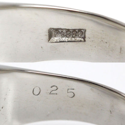 Pt900プラチナ 印台 リング・指輪 ダイヤモンド0.25ct 20号 15.8g メンズ【中古】【美品】