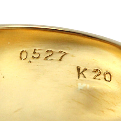 K20ゴールド リング・指輪 ダイヤモンド0.527ct 24号 26.7g メンズ【中古】【美品】