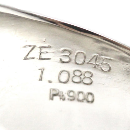 Pt900プラチナ リング・指輪 ダイヤモンド1.088ct 29.4g 28号 メンズ【中古】