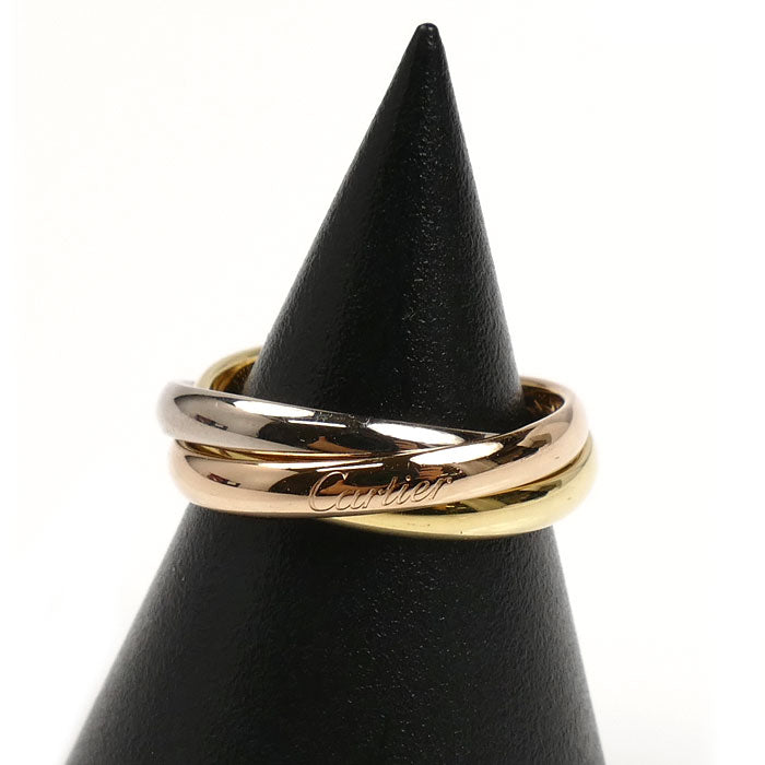 CARTIER カルティエ K18YG/PG/WG トリニティ リング・指輪 B4235146 6号 46 5.3g レディース【中古】【美品】