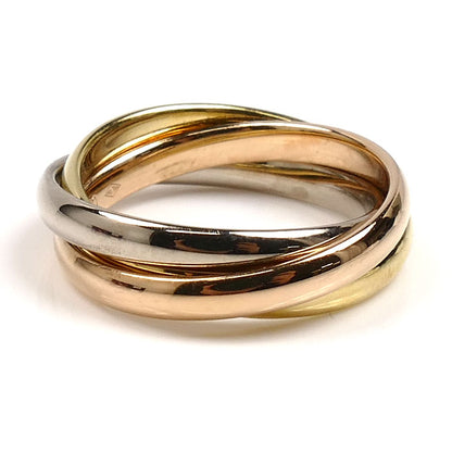 CARTIER カルティエ K18YG/PG/WG トリニティ リング・指輪 B4235146 6号 46 5.3g レディース【中古】【美品】