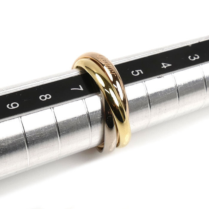 CARTIER カルティエ K18YG/PG/WG トリニティ リング・指輪 B4235146 6号 46 5.3g レディース【中古】【美品】
