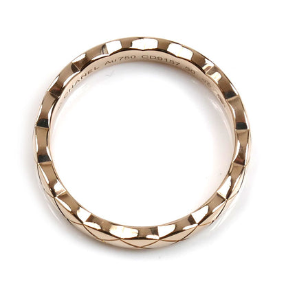 CHANEL シャネル K18PG ピンクゴールド ココクラッシュ リング・指輪 J11785 9.5号 50 3.6g レディース【中古】【美品】
