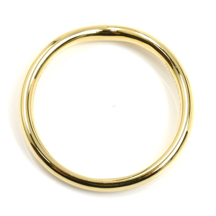 TIFFANY&Co. ティファニー K18YG イエローゴールド カーブド バンド 3PD リング・指輪 60016628 ダイヤモンド 13号 2.7g レディース【中古】【美品】