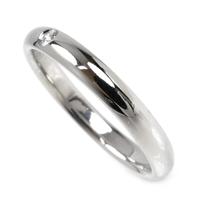 HARRY WINSTON ハリーウィンストン Pt950プラチナ ラウンドカット・マリッジ リング・指輪 WBDPRDBZ3MM ダイヤモンド 18号 5.9g ユニセックス【中古】【美品】