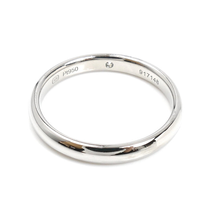 HARRY WINSTON ハリーウィンストン Pt950プラチナ ラウンドカット・マリッジ リング・指輪 WBDPRDBZ3MM ダイヤモンド 18号 5.9g ユニセックス【中古】【美品】