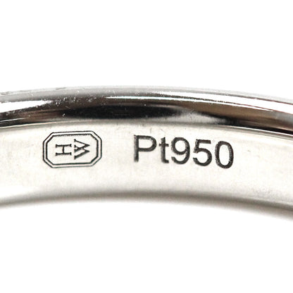 HARRY WINSTON ハリーウィンストン Pt950プラチナ ラウンドカット・マリッジ リング・指輪 WBDPRDBZ3MM ダイヤモンド 18号 5.9g ユニセックス【中古】【美品】