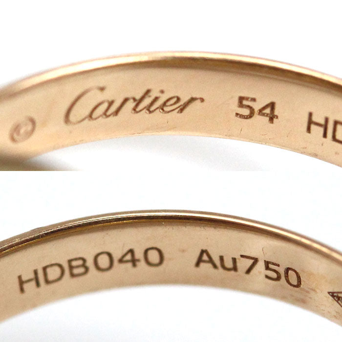 CARTIER カルティエ K18PG ピンクゴールド K18YG イエローゴールド K18WG トリニティ クラシック リング・指輪 B4234254 13.5号 54 7.8g レディース【中古】【美品】