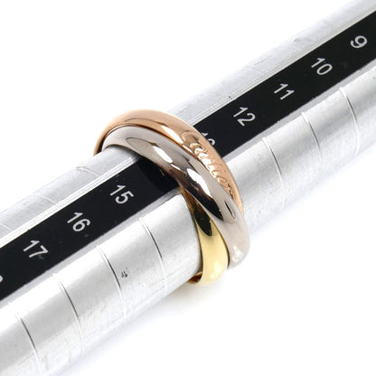 CARTIER カルティエ K18PG ピンクゴールド K18YG イエローゴールド K18WG トリニティ クラシック リング・指輪 B4234254 13.5号 54 7.8g レディース【中古】【美品】