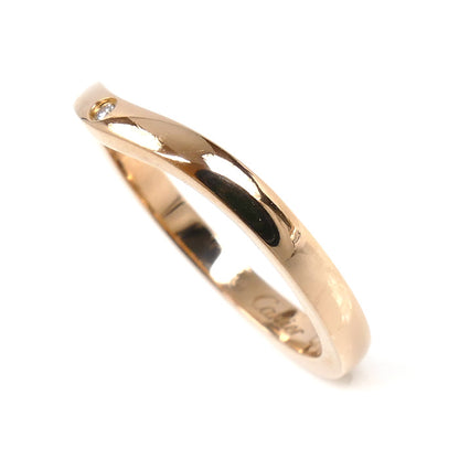 CARTIER カルティエ K18PG ピンクゴールド バレリーナ ウェディング リング・指輪 B4098647 ダイヤモンド 7号 47 2.4g レディース【中古】