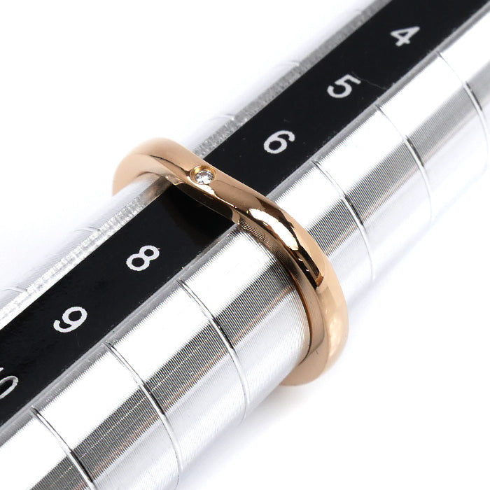 CARTIER カルティエ K18PG ピンクゴールド バレリーナ ウェディング リング・指輪 B4098647 ダイヤモンド 7号 47 2.4g レディース【中古】