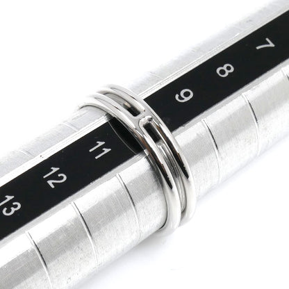 HERMES エルメス K18WG ホワイトゴールド アリアンヌ リング・指輪 H119834B 00050 10号 50 2.9g レディース【中古】【美品】