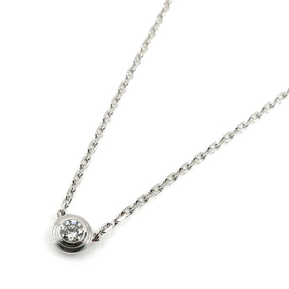 CARTIER カルティエ K18WG ホワイトゴールド ダムール XS ネックレス B7224515 ダイヤモンド 2.3g 38/41cm レディース【中古】【美品】