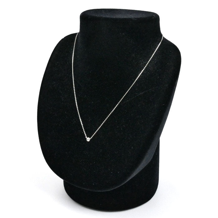 CARTIER カルティエ K18WG ホワイトゴールド ダムール XS ネックレス B7224515 ダイヤモンド 2.3g 38/41cm レディース【中古】【美品】