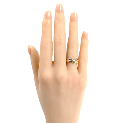 CARTIER カルティエ K18PG ピンクゴールド K18YG イエローゴールド K18WG トリニティ リング・指輪 13号 53 4.9g レディース【中古】【美品】