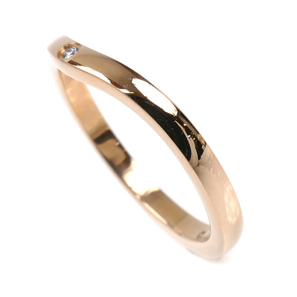 CARTIER カルティエ K18PG ピンクゴールド バレリーナ ウェディング 3Pダイヤ リング・指輪 B4098648 ダイヤモンド 8号 48 2.2g レディース【中古】【美品】