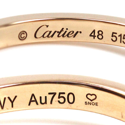 CARTIER カルティエ K18PG ピンクゴールド バレリーナ ウェディング 3Pダイヤ リング・指輪 B4098648 ダイヤモンド 8号 48 2.2g レディース【中古】【美品】