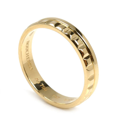 Boucheron ブシュロン K18YG イエローゴールド キャトル ラディアント ハーフ リング・指輪 JAL00251 16.5号 57 4.5g レディース【中古】【美品】