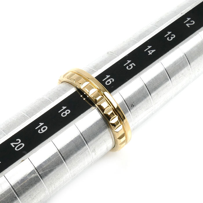 Boucheron ブシュロン K18YG イエローゴールド キャトル ラディアント ハーフ リング・指輪 JAL00251 16.5号 57 4.5g レディース【中古】【美品】