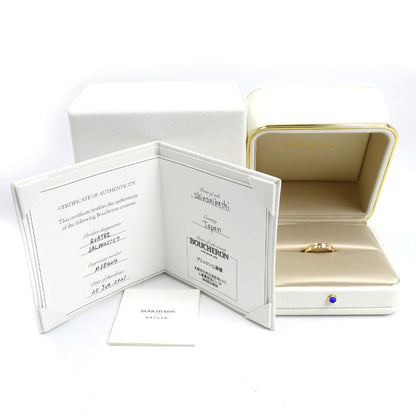 Boucheron ブシュロン K18YG イエローゴールド キャトル ラディアント ハーフ リング・指輪 JAL00251 16.5号 57 4.5g レディース【中古】【美品】