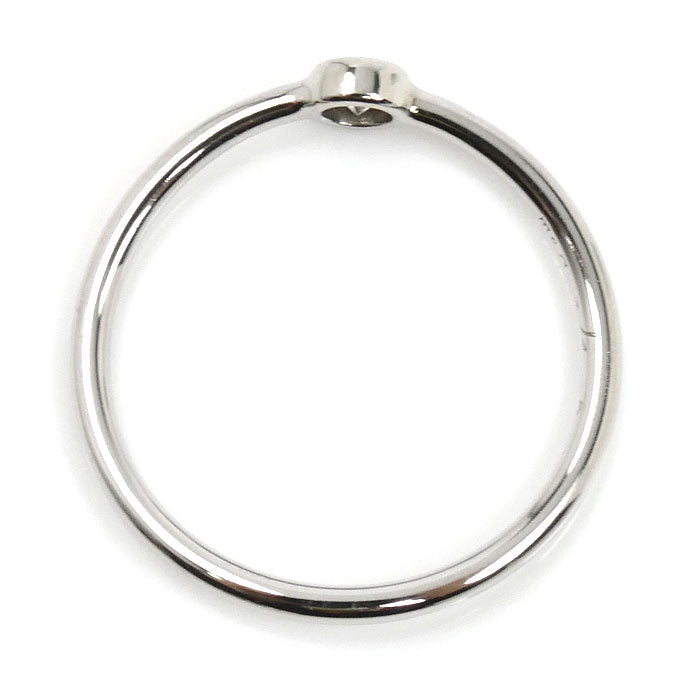 TIFFANY&Co. ティファニー Pt950プラチナ ウェディング シングルロウ リング・指輪 ダイヤモンド 6.5号 1.4g レディース【中古】【美品】