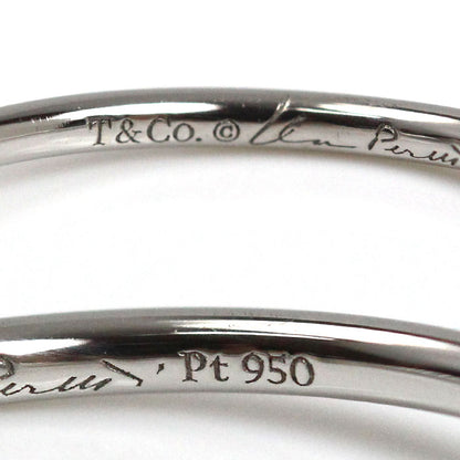 TIFFANY&Co. ティファニー Pt950プラチナ ウェディング シングルロウ リング・指輪 ダイヤモンド 6.5号 1.4g レディース【中古】【美品】