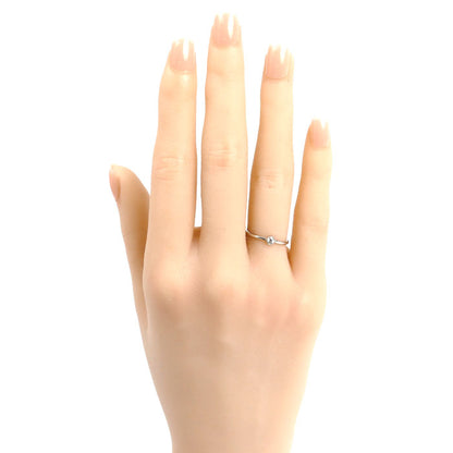 TIFFANY&Co. ティファニー Pt950プラチナ ウェディング シングルロウ リング・指輪 ダイヤモンド 6.5号 1.4g レディース【中古】【美品】