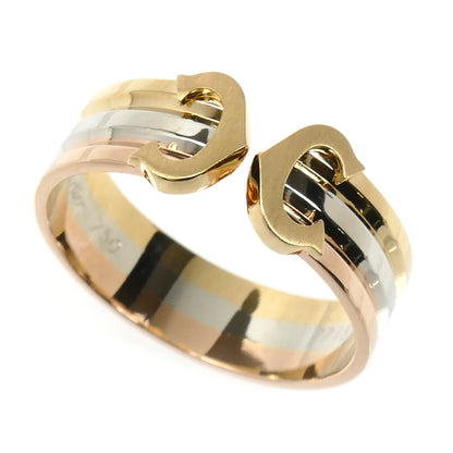 CARTIER カルティエ K18YG/WG/PG 2C リング・指輪 17号 57 4.6g レディース【中古】