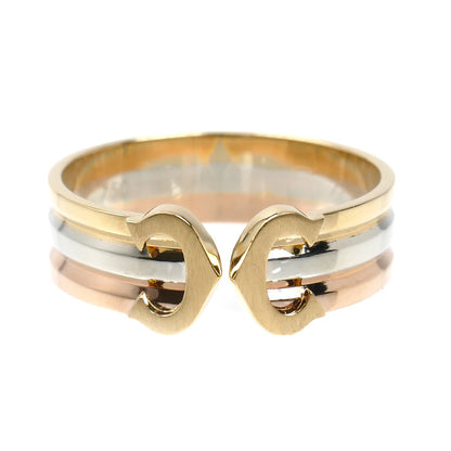 CARTIER カルティエ K18YG/WG/PG 2C リング・指輪 17号 57 4.6g レディース【中古】