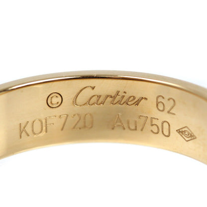 CARTIER カルティエ K18YG イエローゴールド ラブ リング・指輪 B4084662 21.5号 62 6.6g メンズ【中古】【美品】