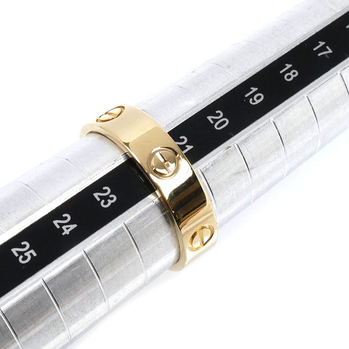 CARTIER カルティエ K18YG イエローゴールド ラブ リング・指輪 B4084662 21.5号 62 6.6g メンズ【中古】【美品】
