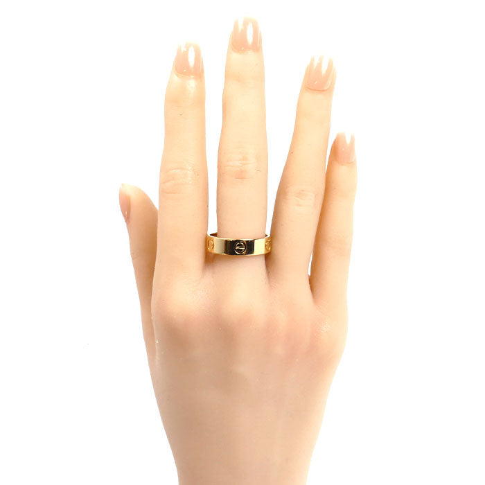 CARTIER カルティエ K18YG イエローゴールド ラブ リング・指輪 B4084662 21.5号 62 6.6g メンズ【中古】【美品】