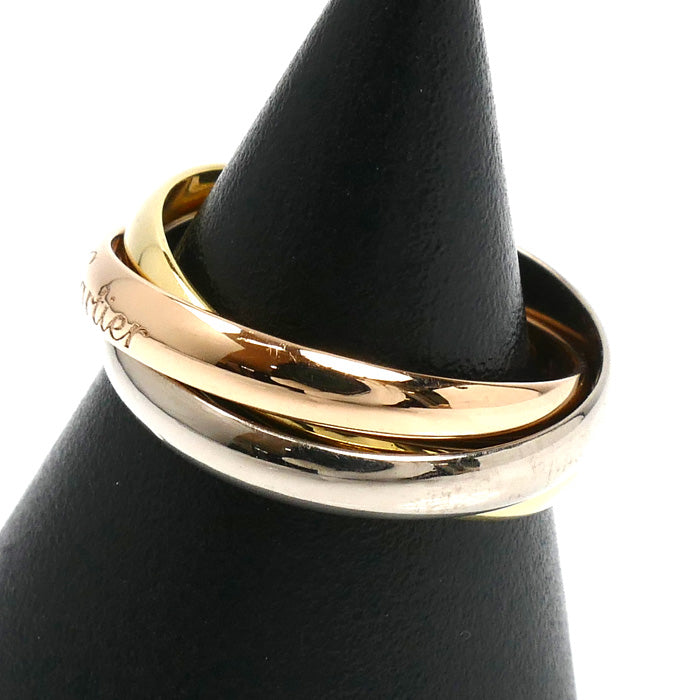 CARTIER カルティエ K18YG/PG/WG トリニティ リング・指輪 11号 51 4.8g レディース【中古】【美品】