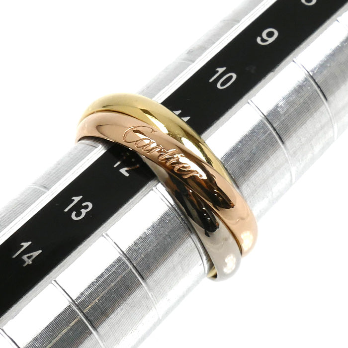CARTIER カルティエ K18YG/PG/WG トリニティ リング・指輪 11号 51 4.8g レディース【中古】【美品】