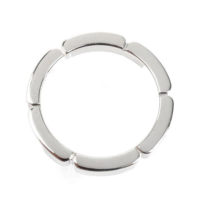 CARTIER カルティエ K18WG ホワイトゴールド マイヨンパンテール 4Pダイヤ リング・指輪 B4080447 7号 47 3.8g レディース【中古】【美品】