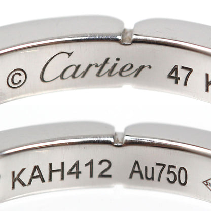 CARTIER カルティエ K18WG ホワイトゴールド マイヨンパンテール 4Pダイヤ リング・指輪 B4080447 7号 47 3.8g レディース【中古】【美品】