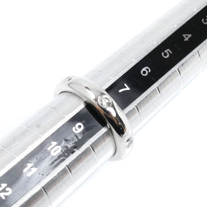 CARTIER カルティエ K18WG ホワイトゴールド ステラ ダイヤ リング・指輪 ダイヤモンド 8号 48 4.9g レディース【中古】【美品】