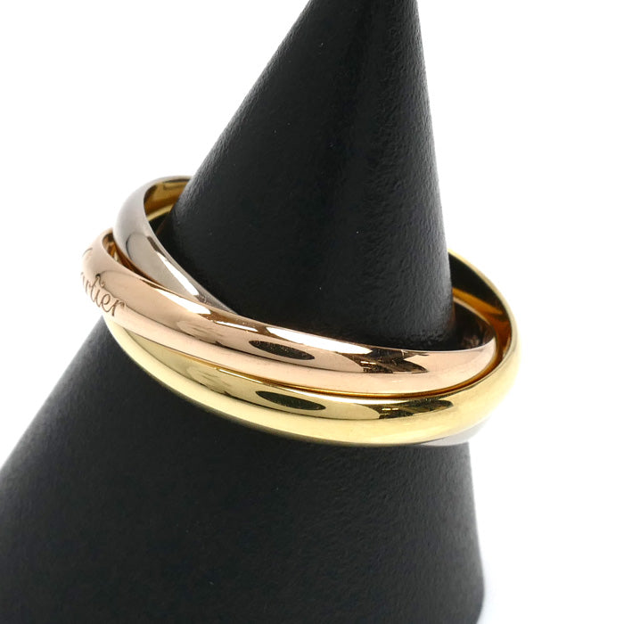 CARTIER カルティエ K18YG/PG/WG トリニティ リング・指輪 18号 58 5.8g レディース【中古】【美品】